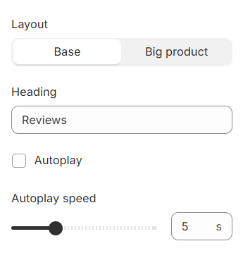 overview general settings